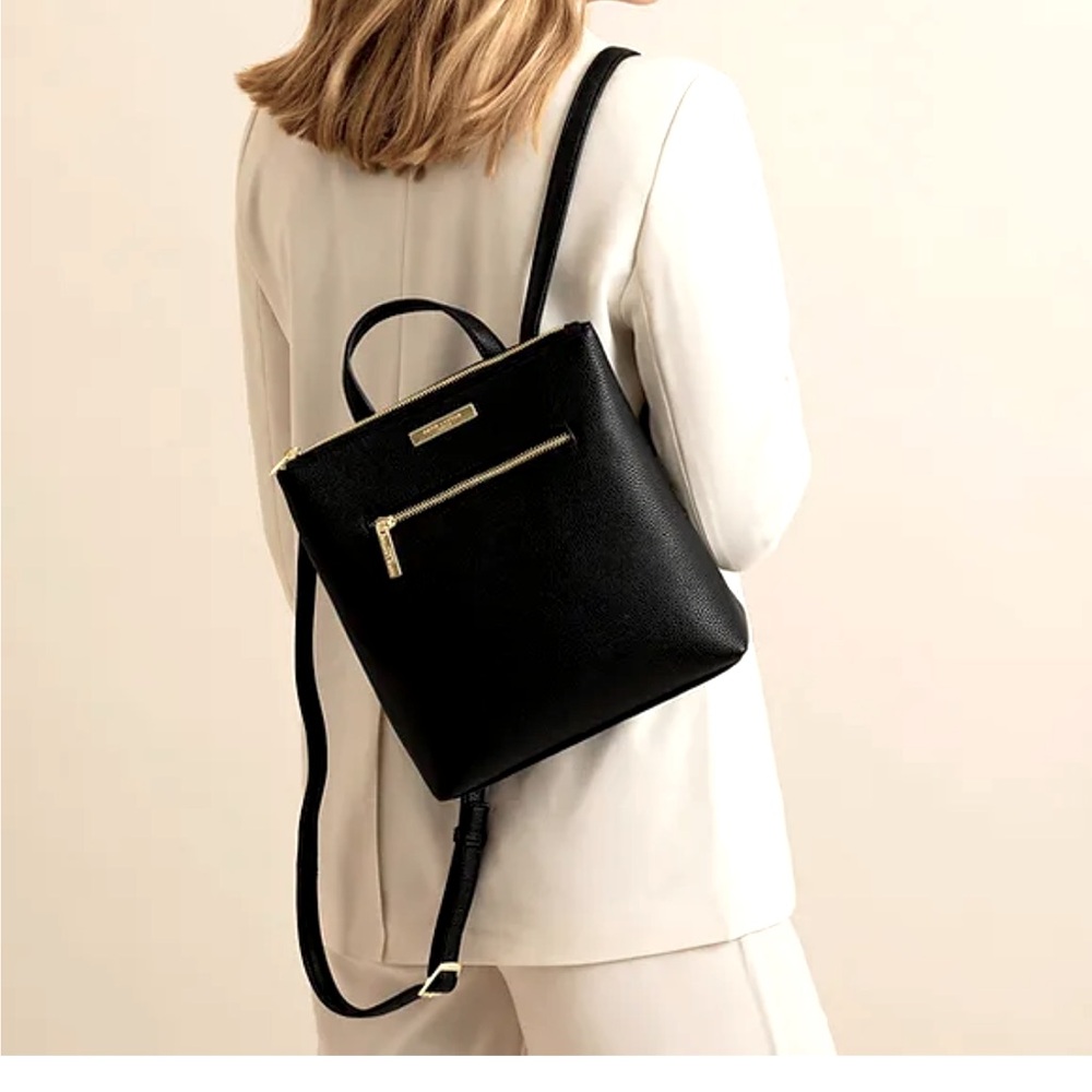 KATIE LOXTON MINI BROOK BACKPACK IN BLACK